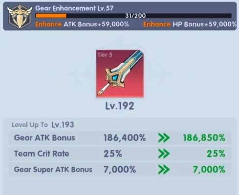 ピクセルブレイブ　装備強化