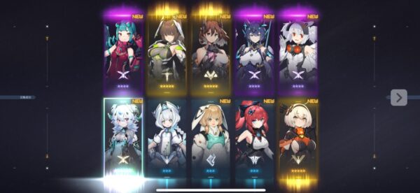 チュートリアル10連ガチャ