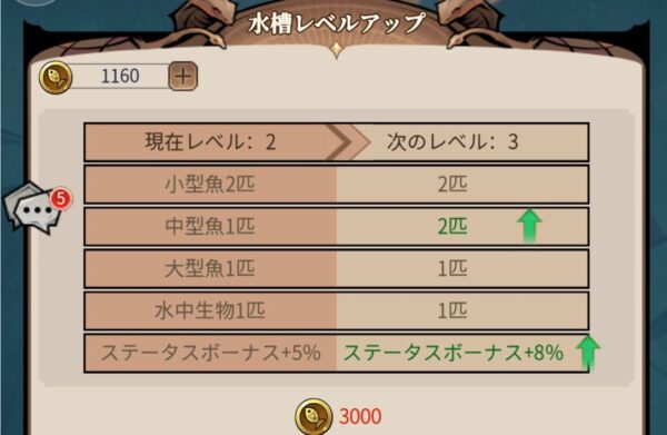 水槽強化で容量や効果をアップ